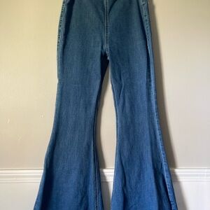 Forever 21 Dark Blue Flare Jeans